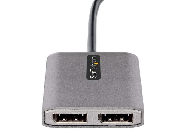 2-Port USB-C MST Hub - USB Type-C naar 2x DisplayPort 4K