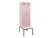 locker met bank,voor scheiding van kleding,HxBxD 2120x600x815mm,2vak