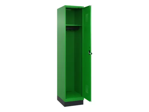 locker,HxBxD 1950x400x500mm,1vak,vak B 400mm,draaigrendel,sokkel