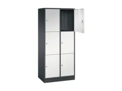 grootvolume-lockersysteem,RAL 7021/RAL 7035,HxBxD 1950x820x500mm