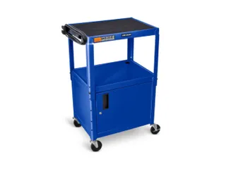 bijzetwagen,HxLxB 610-1060x610x460mm,blauw,2niveau(s) - 1