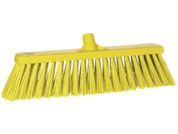 Hygiene 2920-6 Brede Bezem Geel 47cm Harde vezels