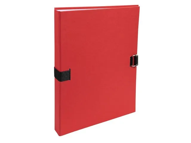 Map uitrekbare rug Forever papier Rood 24x32cm A4