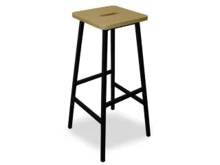 Stapelbare barkruk SIT-ON Licht Eiken 4 stuks - 1