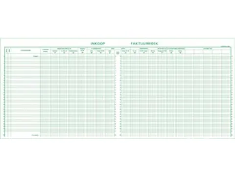 Exacompta Register Inkoop, Ft 27 X 32 Cm, Nederlandstalig
