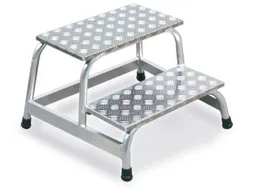 Montagetrap Aluminium H 0 4M 2Treden Incl. Platform Treden Traanplaat