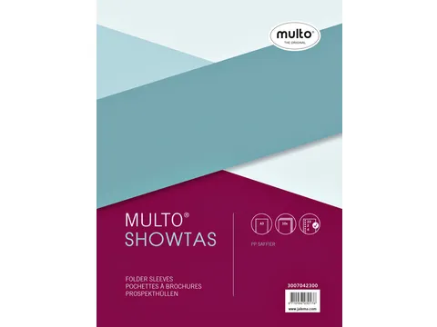 Showtas Multo 23-gaats Pp nerf 0.08mm A3 Formaat Landscape