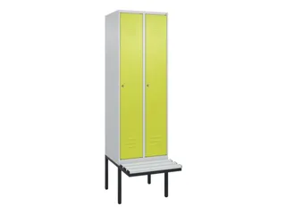 locker voor scheiding van kleding,HxBxD 2120x600x815mm,2vak - 1