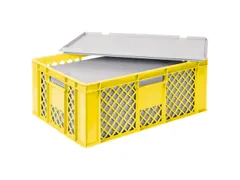 Euronorm-stapelbak,m. isoleerbox,HxLxB 240x600x400mm,43/20,4l,HDPE