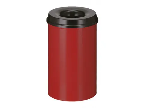 Vlamdovende Papierbak 20 Liter Rood Zwart