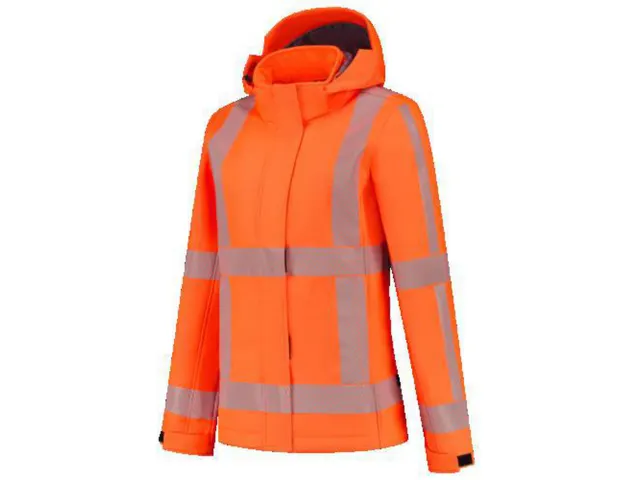 Tricorp 403702 DS softshell, fluo oranje, maat S, per stuk