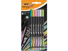 fineliner Intensity, blister met 6 stuks assorti