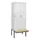 locker met bank,HxBxD 2120x800x815mm,2vak,vak B 400mm,draaigrendel