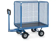 Handtrekwagens 6443l 700kg 1200x800mm Draadgaas Luchtbanden