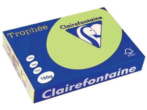 Trophée Pastel gekleurd papier A4 160 gram 250vel Golfgroen