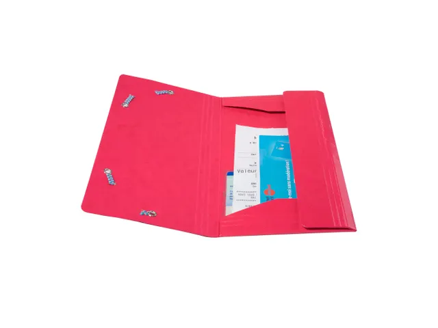 Elastomap 1928 met 3 kleppen ft DL Assorti kleuren karton