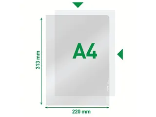 Insteekmap L-Model Leitz 4100 A4 Pvc 0.15mm Transparant Helder - 7