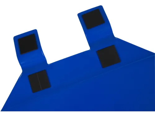insteekhoes,DIN A6,liggend,HxB 105x215mm,m. magneet,kunststof,blauw