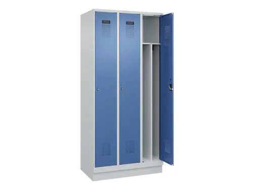 locker voor scheiding van kleding,HxBxD 1950x900x500mm,3vak