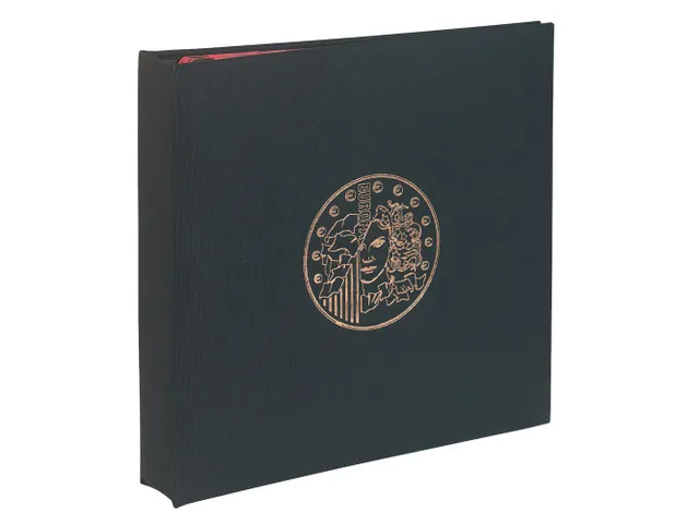 Ringband Muntenverzameling + 5 Plastic Vellen Zwart