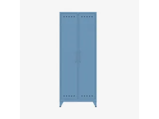 kleding-/wasgoedkast,HxBxD 1800x700x510mm,scheidingswand,4voeten - 1