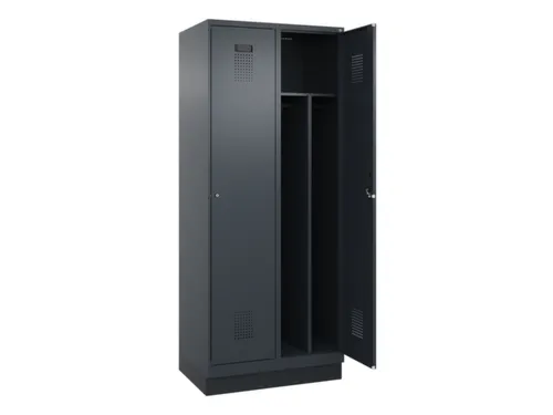 locker voor scheiding van kleding,HxBxD 1950x800x500mm,2vak