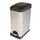 Rechthoekige Pedaalemmer 15 Liter Mat Rvs