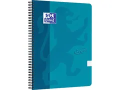 Touch Spiraalblok Formaat A4 140 Bladzijden Aqua Geruit 5 Mm
