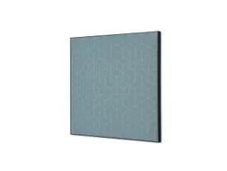 Wanddecoratie Textiel Set 40x40cm Hexagon Grijs