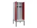 locker voor scheiding van kleding,HxBxD 2120x800x815mm,2vak
