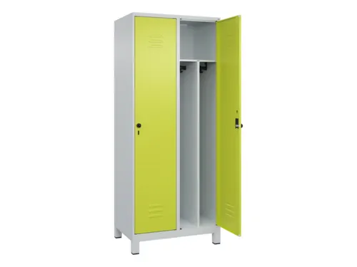 locker voor scheiding van kleding,HxBxD 1950x800x500mm,2vak
