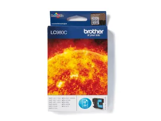 Inktcartridge Brother LC-980C blauw - 1