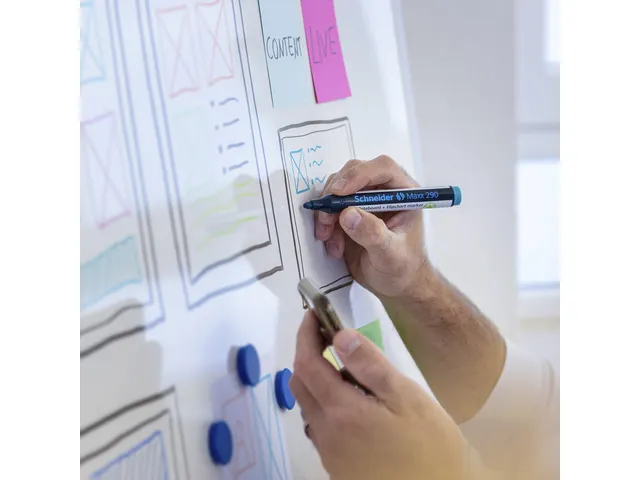 Boardmarker Schneider Maxx 290 ronde punt turquoise 2-3mm