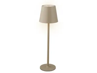 Tafellamp Lumineo led oplaadbaar steady binnen bruin - 2