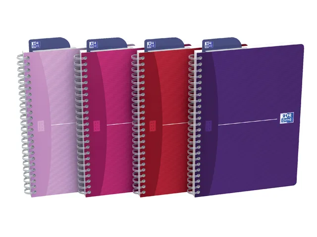 Spiraalblok Oxford Office Beauty A4 Gelinieerd Assorti