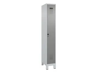locker,HxBxD 1950x300x500mm,1vak,vak B 300mm,draaigrendel,voeten - 3