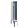 locker met bank,voor scheiding van kleding,HxBxD 2120x300x815mm,1vak