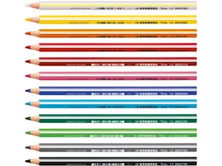 Kleurpotloden Stabilo Trio Dik Lang 12stuks Assorti - 3