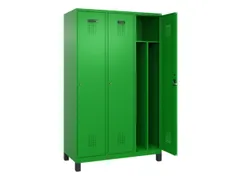 locker voor scheiding van kleding,HxBxD 1950x1200x500mm,3vak
