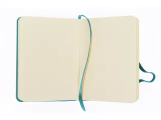 Schetsboek Kangaro A6 dark turquoise PU HC 80 vel 140gr roomwit met el - 3