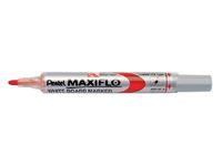 Viltstift Pentel MWL5 Maxiflo whiteboard rood 1mm