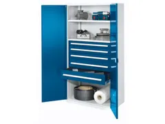 Materiaalkast Dubbelwandige Deur 1950x1000x600mm 2legborden 5laden