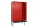 locker met bank,voor scheiding van kleding,HxBxD 2120x1200x815mm,4vak