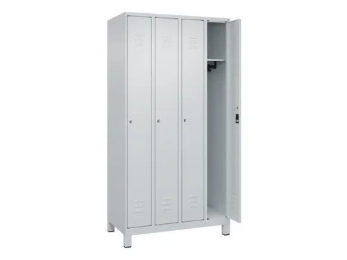 locker,HxBxD 1950x1000x500mm,4vak,vak B 250mm,cil.-slot,voeten