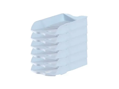 Brievenbak HAN Re-LOOP A4/C4 stapel- en nestbaar pastel blauw 100% ger
