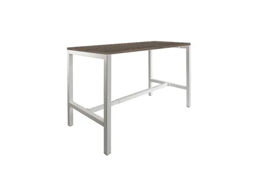 Domino Basic statafel 120x80cm 110cm Logan Eik 25mm Alu