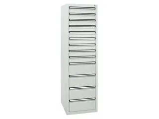 ladekast,HxBxD 1800x500x500mm,13lade(n),centr. vergrendeling - 1