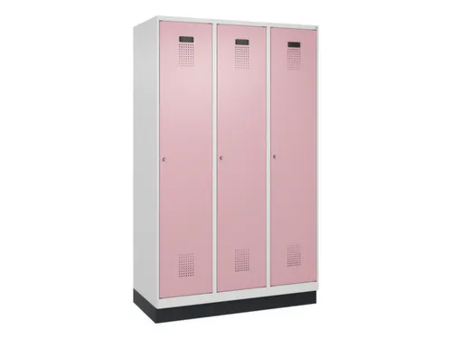 locker,HxBxD 1950x1200x500mm,3vak,vak B 400mm,cil.-slot,sokkel