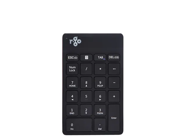 Numeriek Toetsenbord R-Go Numpad Break Draadloos Zwart