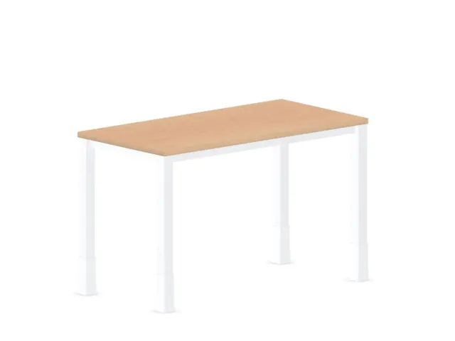 In hoogte verstelbaar bureau,HxBxD 720-840x1200x600mm,NE-esdoorn